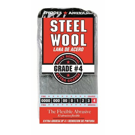HOMAX Steel Wool Pads #4 1 12PK 10121116